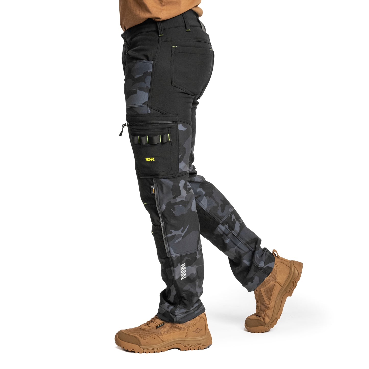 Spodnie Bennon Camos Softshell - Black/Grey