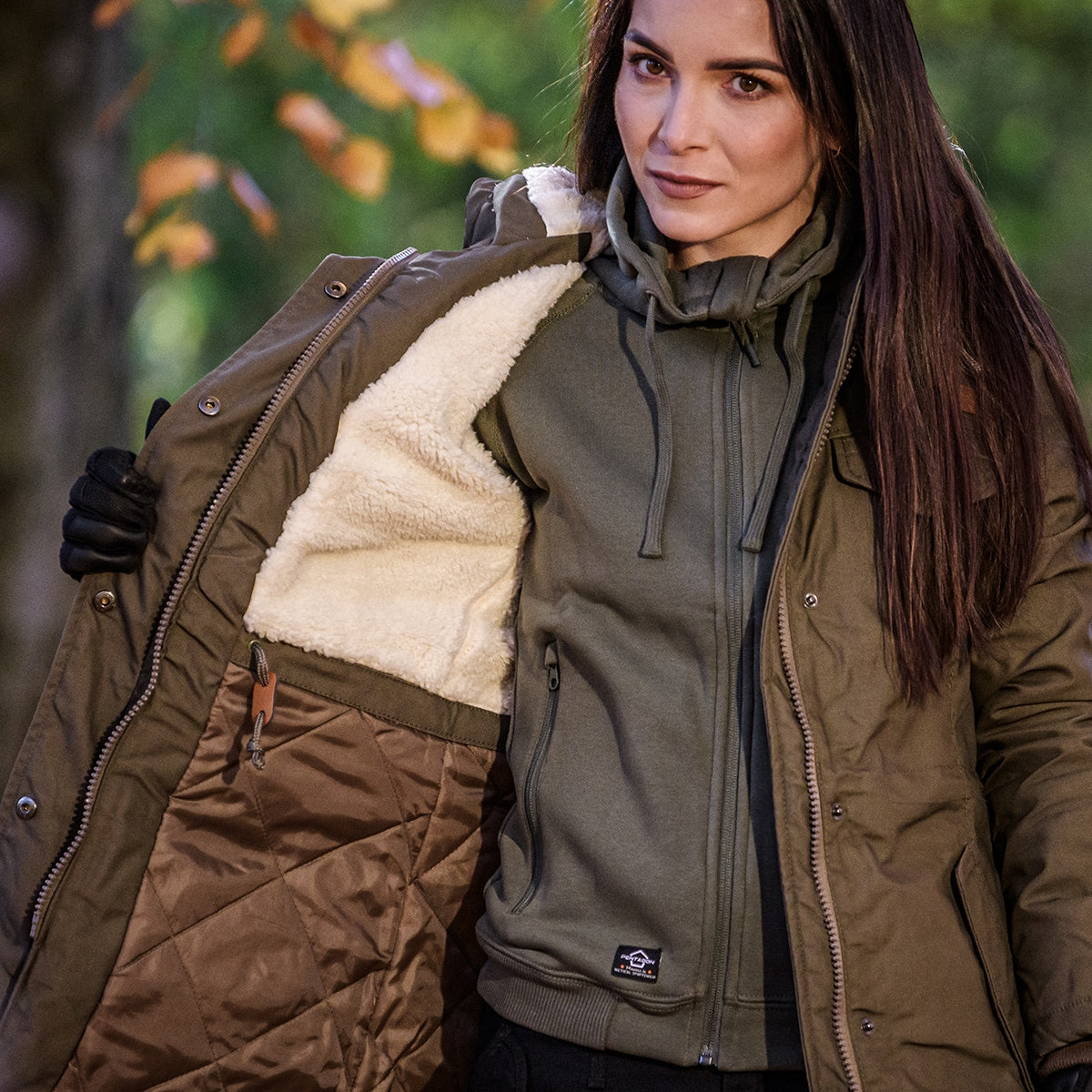 Kurtka damska Brandit Marsh Lake Parka - Olive