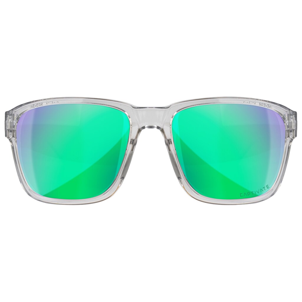 Okulary Wiley X Trek - Captivate Polarized Green Mirror/Gloss Crystal Light Grey