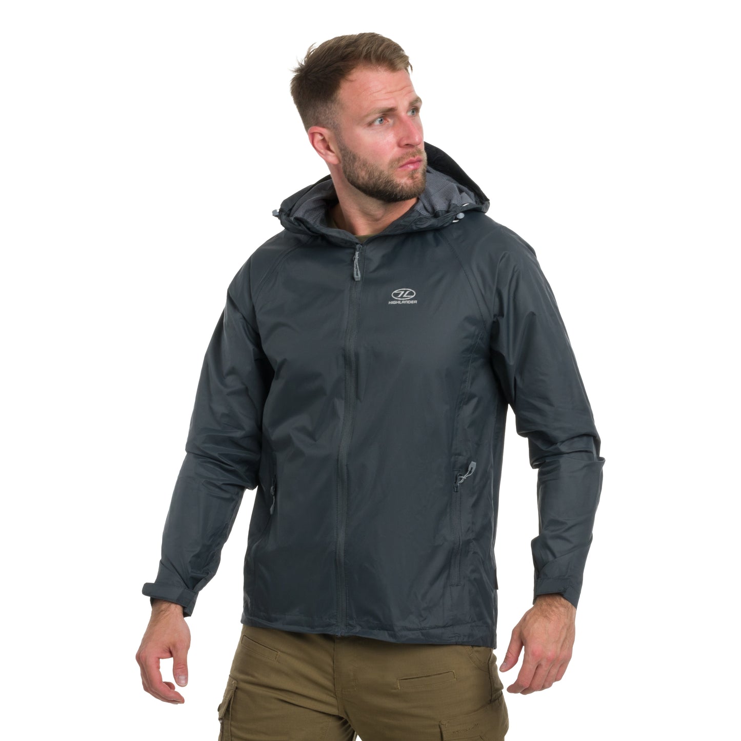 Kurtka Highlander Outdoor Stow & Go Pack Away - Dark Grey