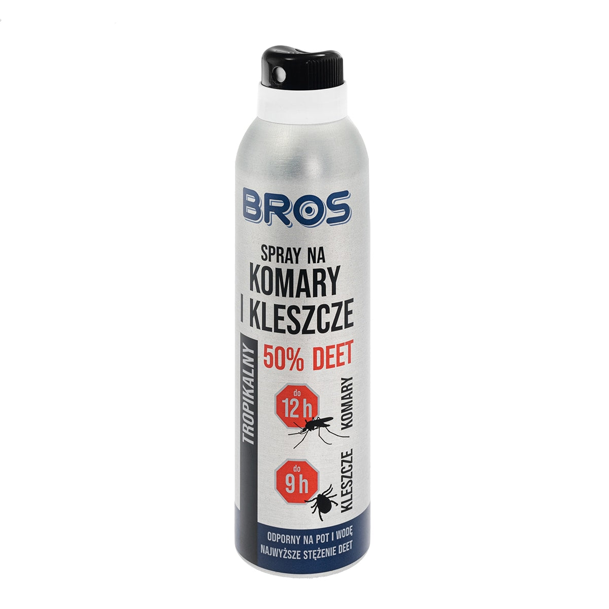 Spray tropikalny Bros na komary i kleszcze 50% DEET 180 ml