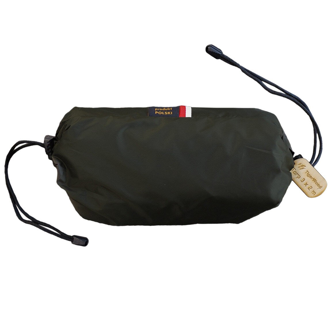 Płachta biwakowa TigerWood Tarp T2 3 x 2 m - Dark Khaki
