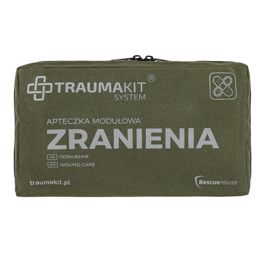 Apteczka modułowa AedMax Trauma Kit R Zielona - Zranienia