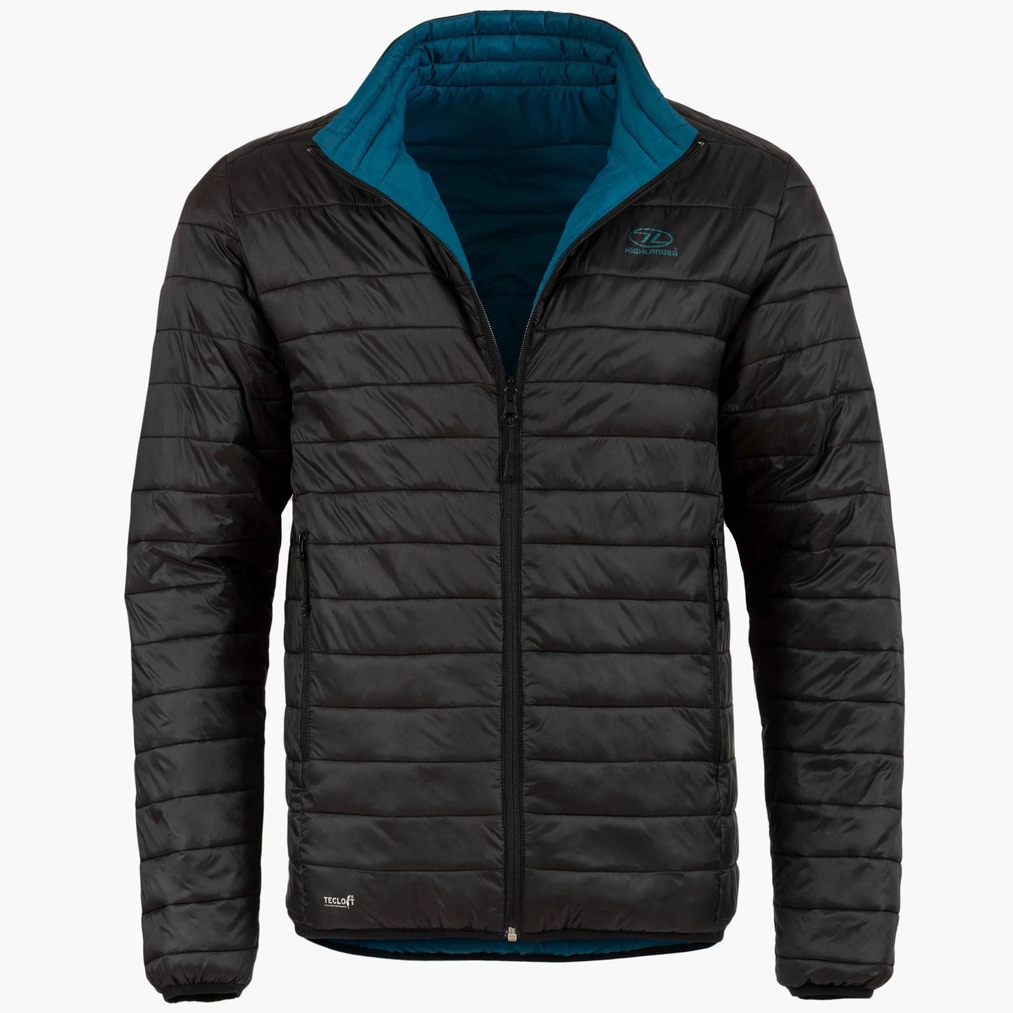 Kurtka Highlander Coll Reversible Winter Jacket - Black/Petrol