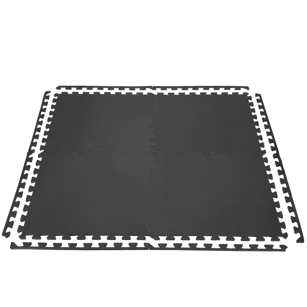 Mata puzzle HMS MP10 Black pod sprzęt - 4 elementy