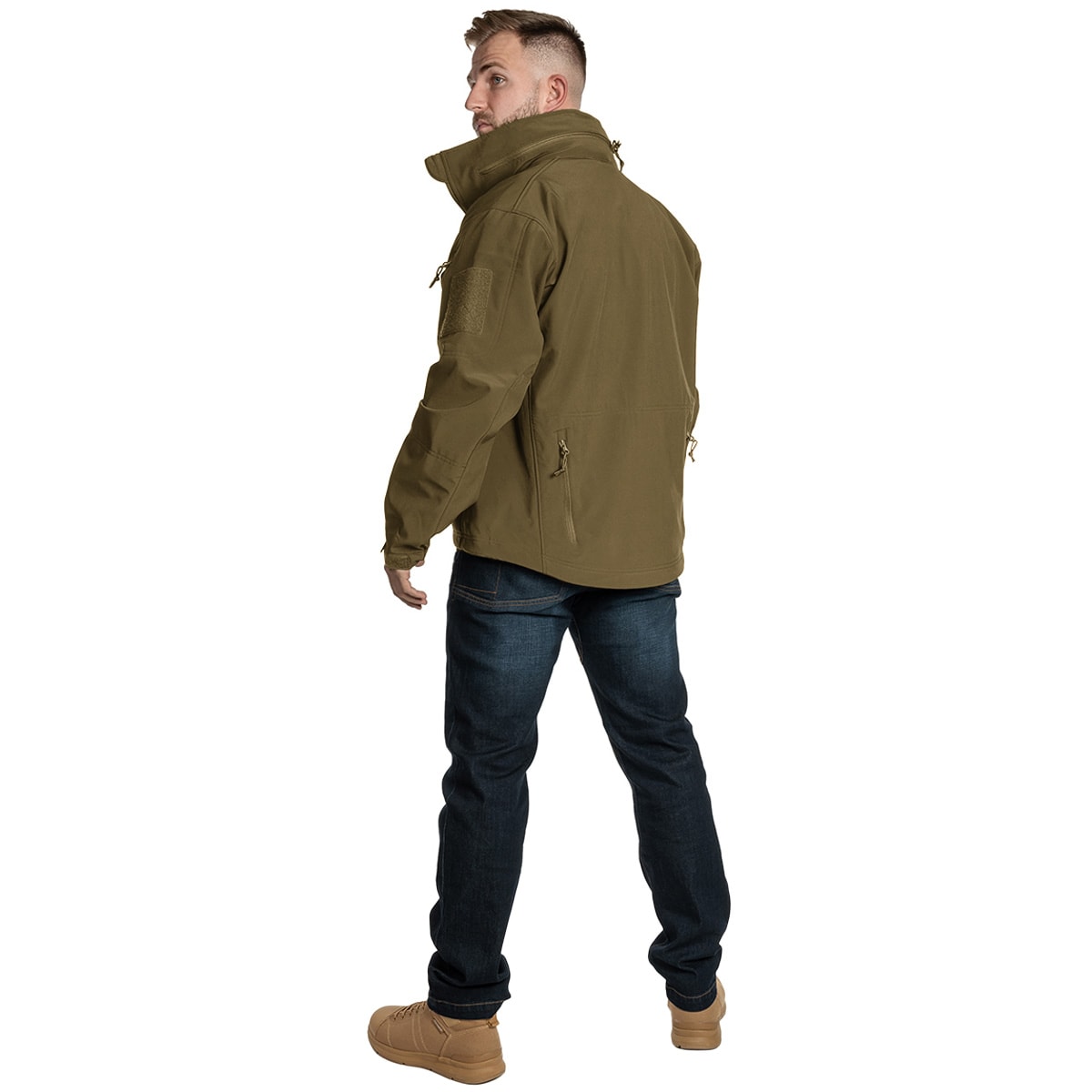 Kurtka Helikon Gunfighter Softshell Shark Skin Windblocker - Adaptive Green