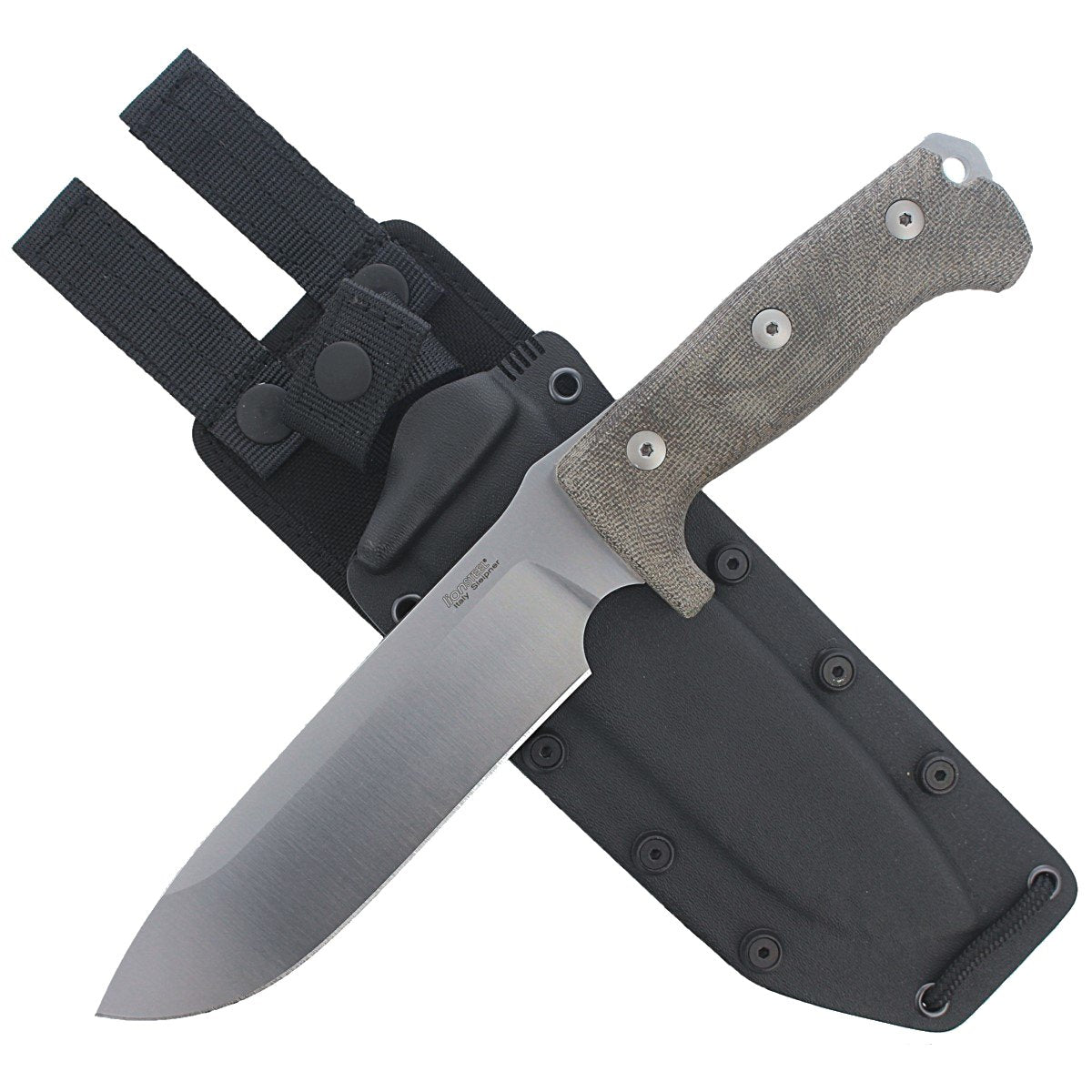 Nóż LionSteel M7 Green Canvas Satin Blade