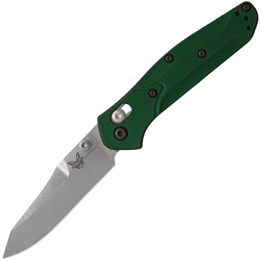 Nóż składany Benchmade Mini Osborne CPM-S30V - Green Aluminium