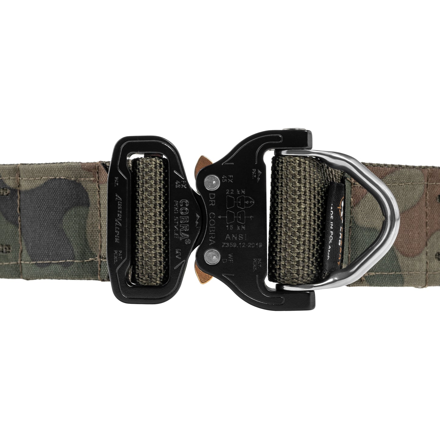 Pas taktyczny Combat Lab Cobra D-Ring MOLLE - wz.93 Pantera PL Woodland