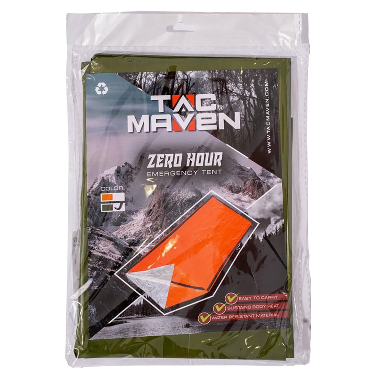 Śpiwór termiczny Pentagon Tac Maven Zero Hour - Olive