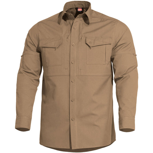 Koszula taktyczna Pentagon Plato Long Sleeve - Coyote