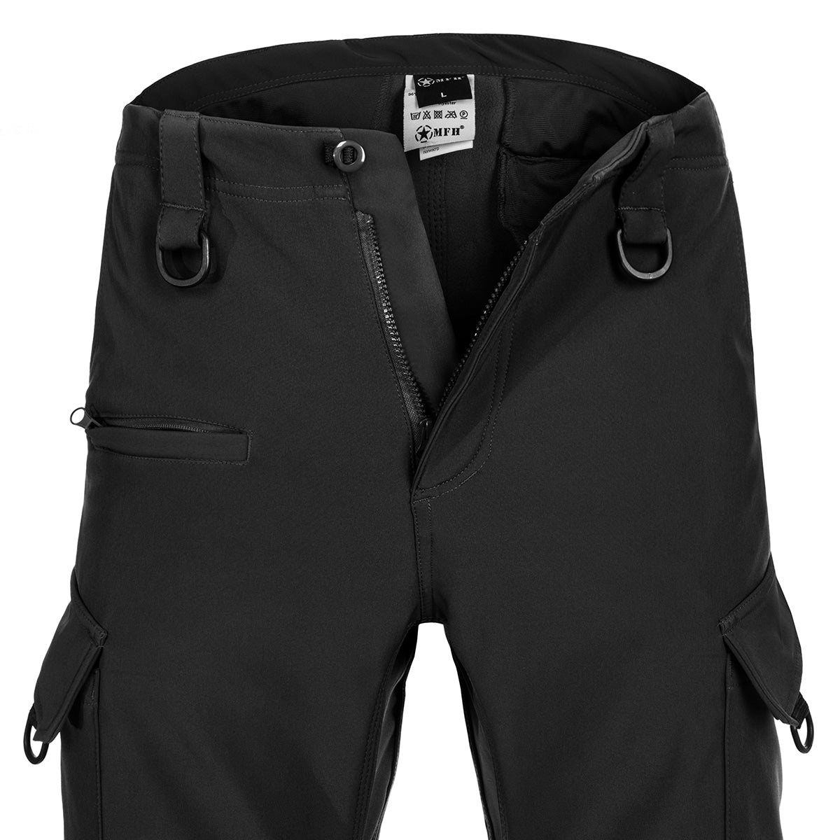 Spodnie ocieplane MFH Fox Outdoor Allround - Black - wodoodporne