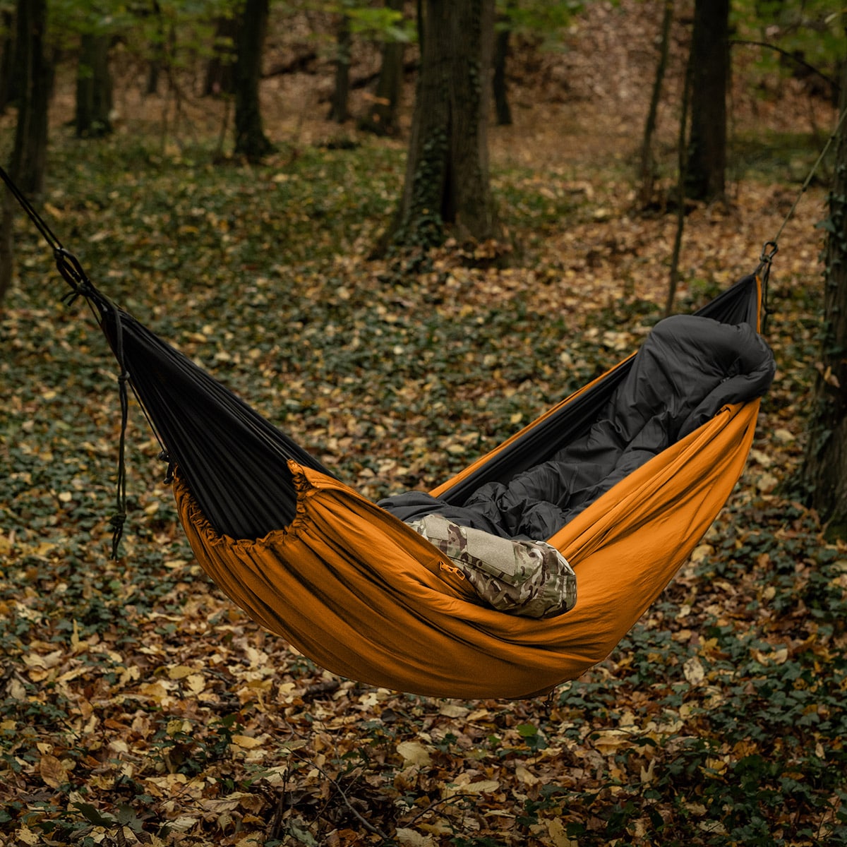 Ponczo Helikon Swagman Roll Climashield Apex z funkcją śpiwora - Orange