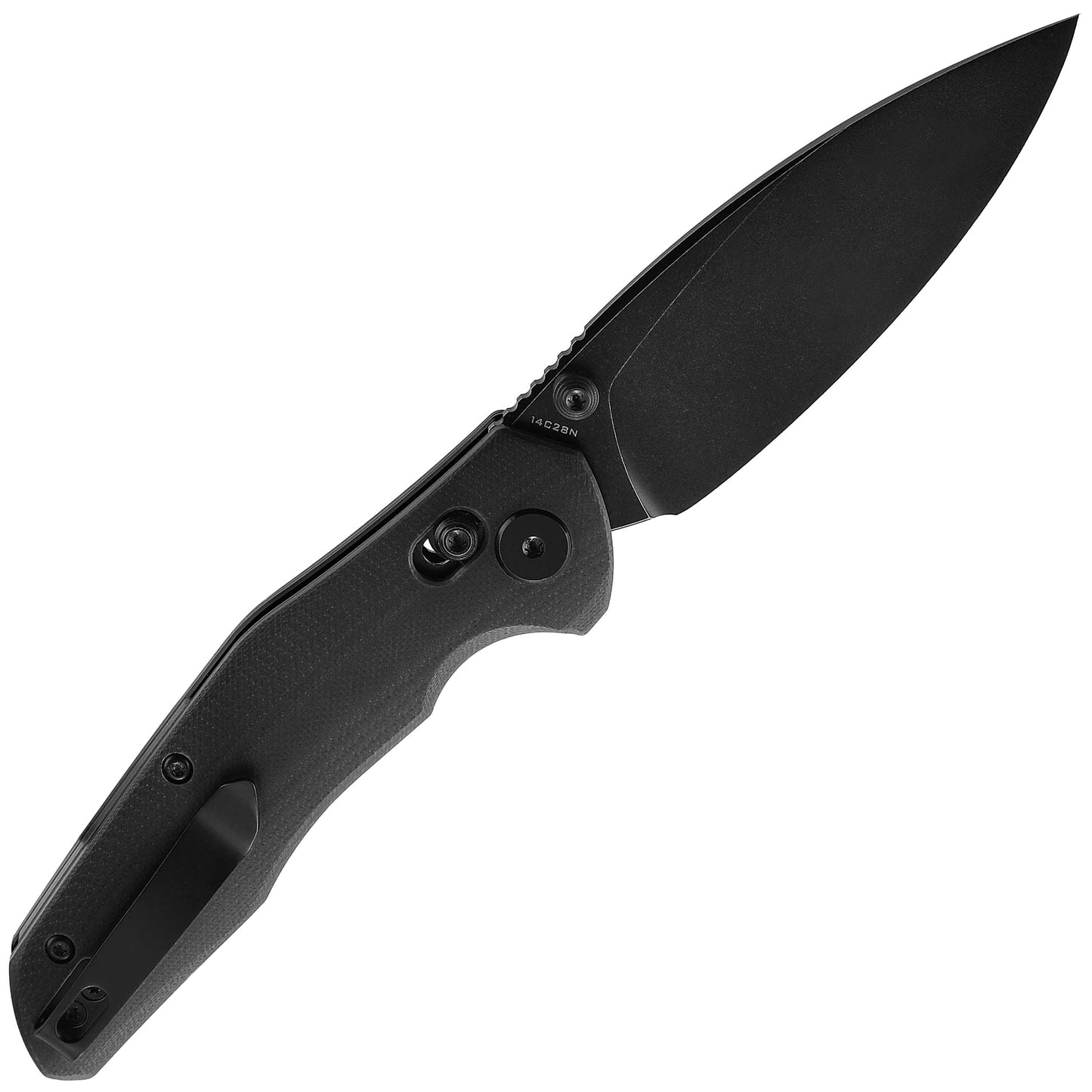 Nóż składany Bestechman Ronan Black Titanized Stonewash - Black