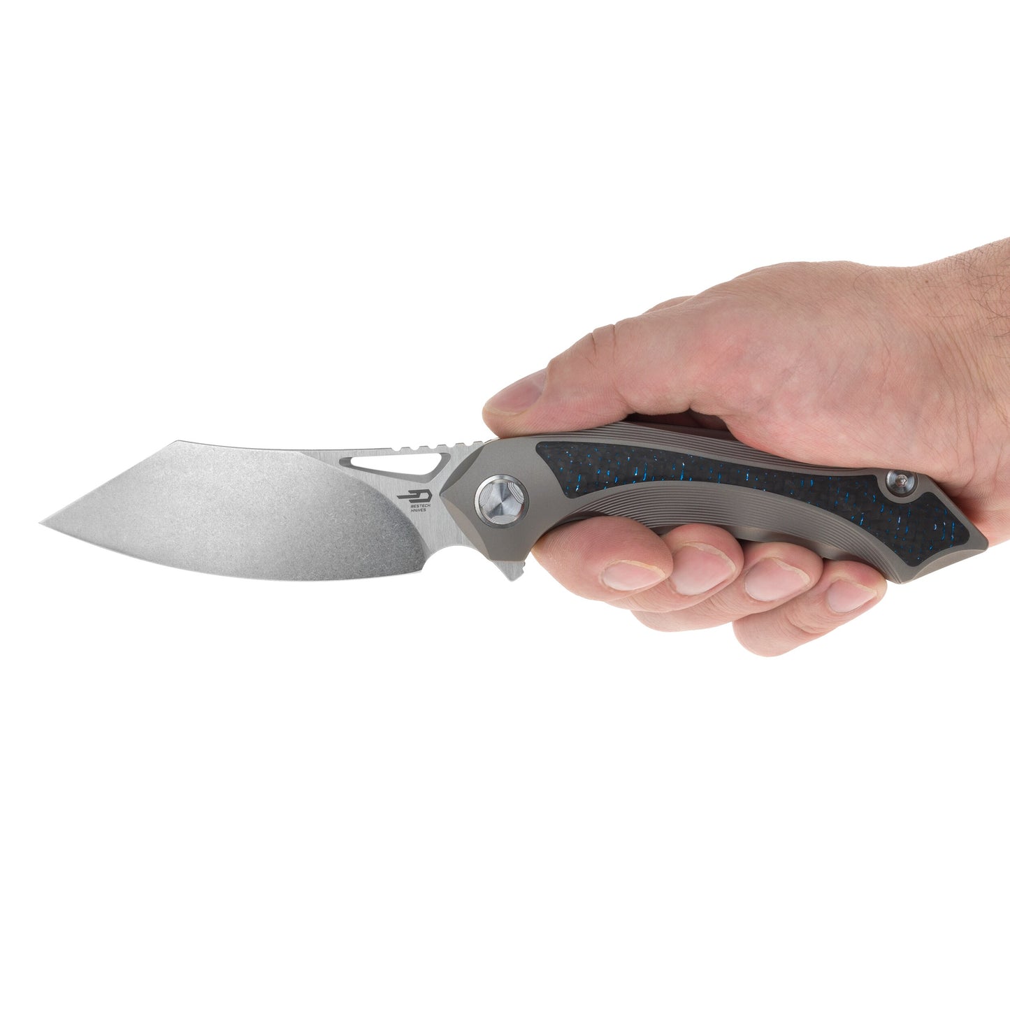 Nóż składany Bestech Knives Kasta - Grey/Blue