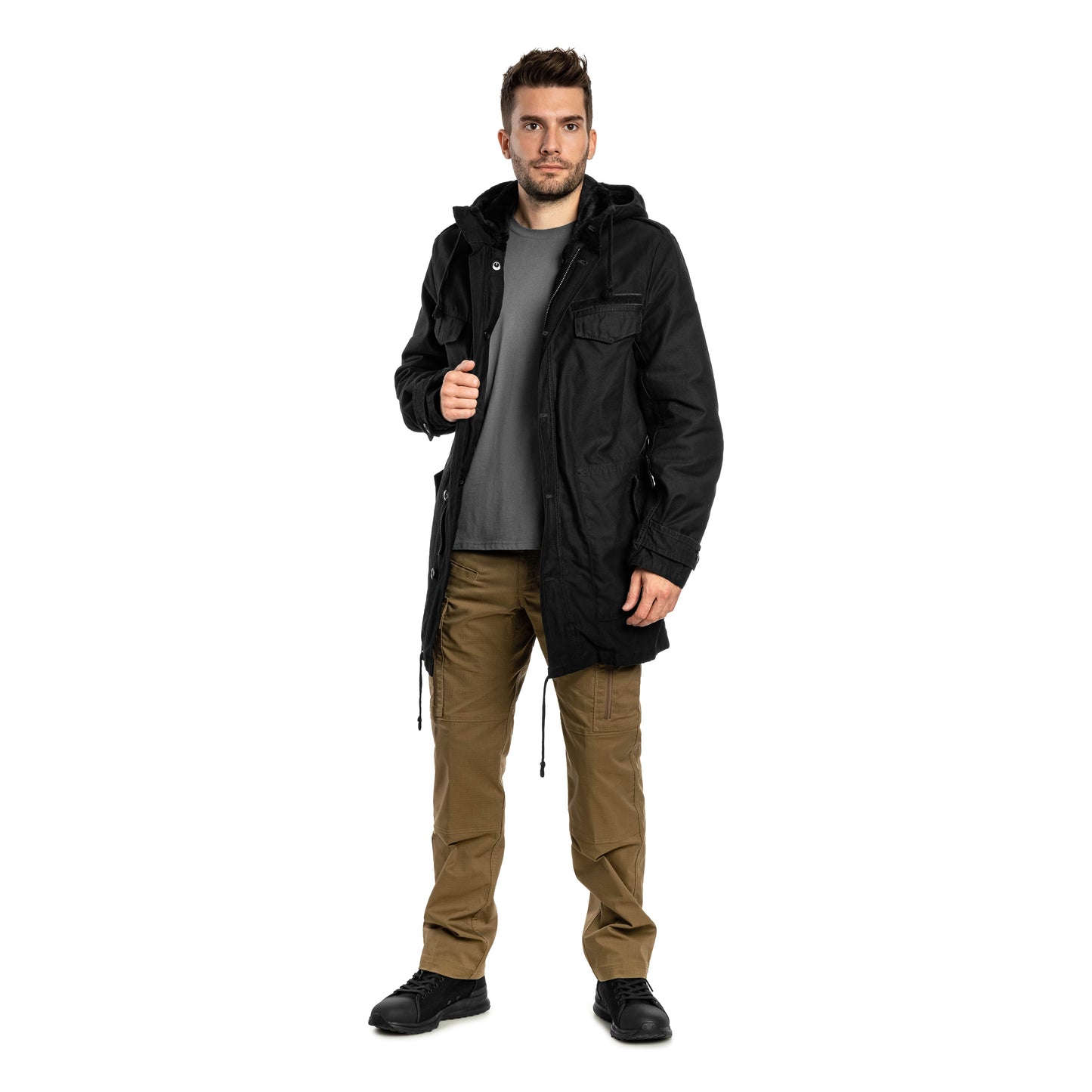 Kurtka Brandit BW Parka Heavy - Black