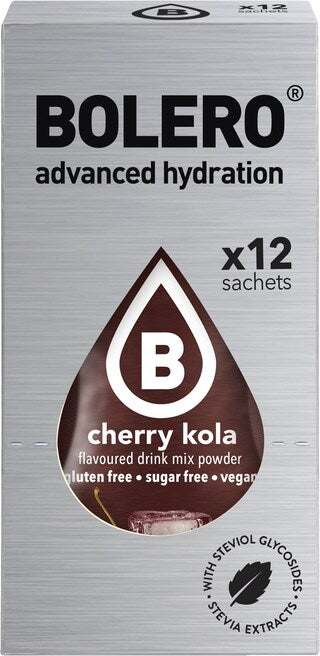 Napój w proszku Bolero Cherry Cola ze stewią 3 g - 12 szt.
