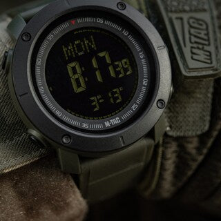 Zegarek taktyczny M-Tac z kompasem 2095 - Army Green