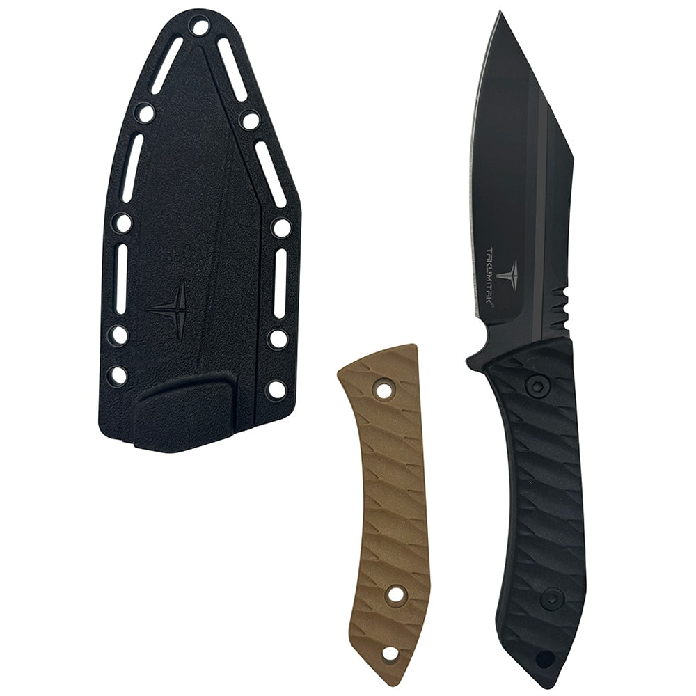 Nóż Takumitak Asym - Black/Coyote Brown