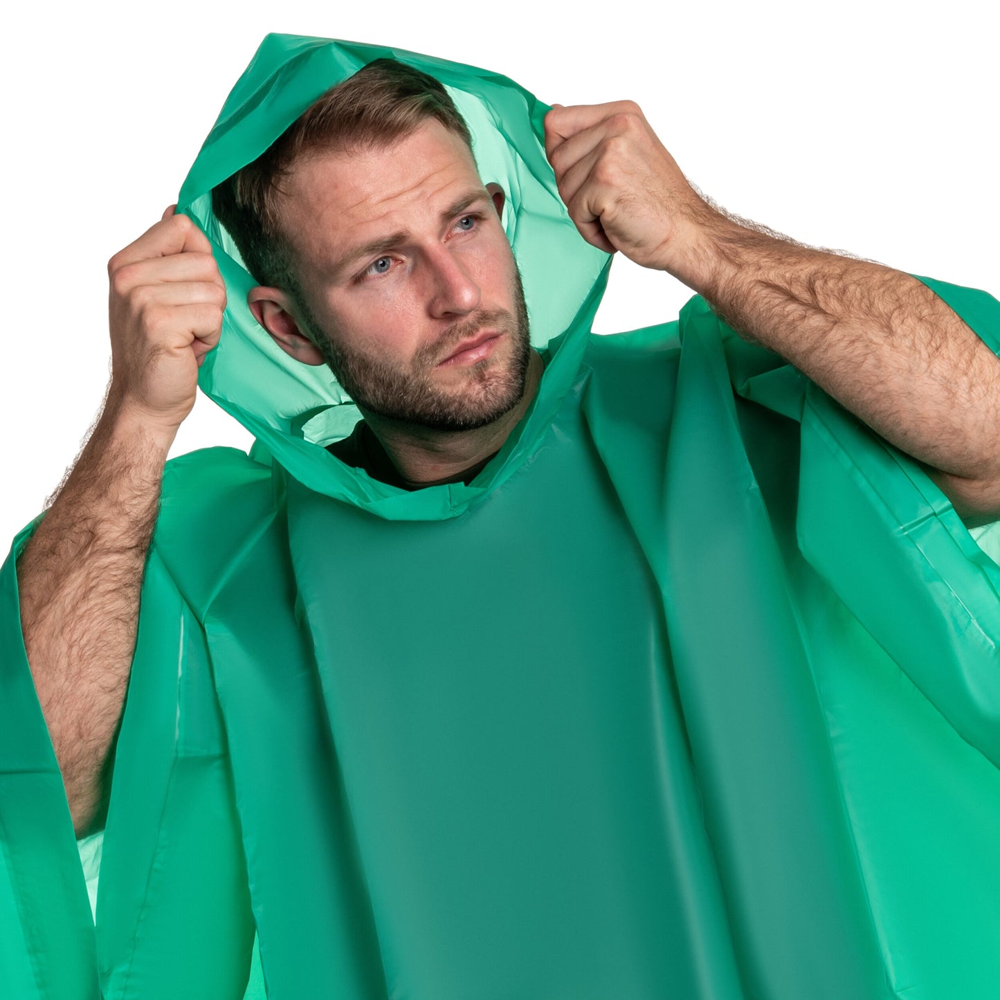Ponczo Highlander Outdoor PEVA - Green