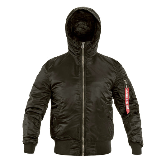 Kurtka Alpha Industries MA-1 Hooded - Black Olive