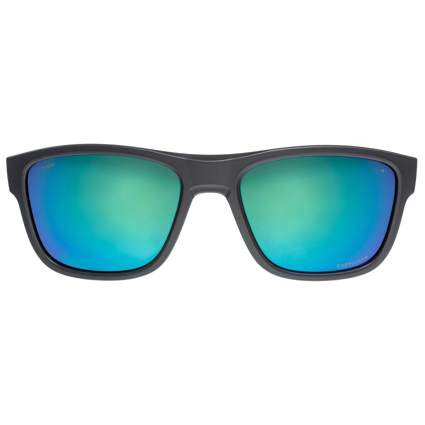 Okulary Wiley X Ovation - Captive Polarized Green Mirror/Matte Graphite