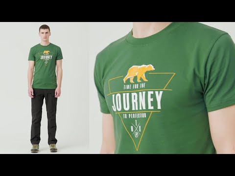 Koszulka T-shirt Helikon Journey To Perfection - Shadow Grey