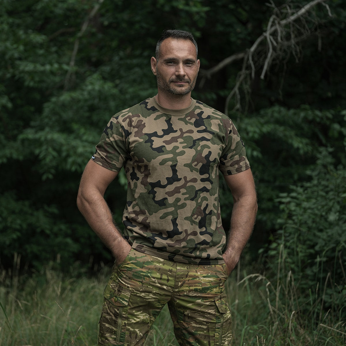 Koszulka T-shirt Texar - wz.93 Pantera PL Woodland