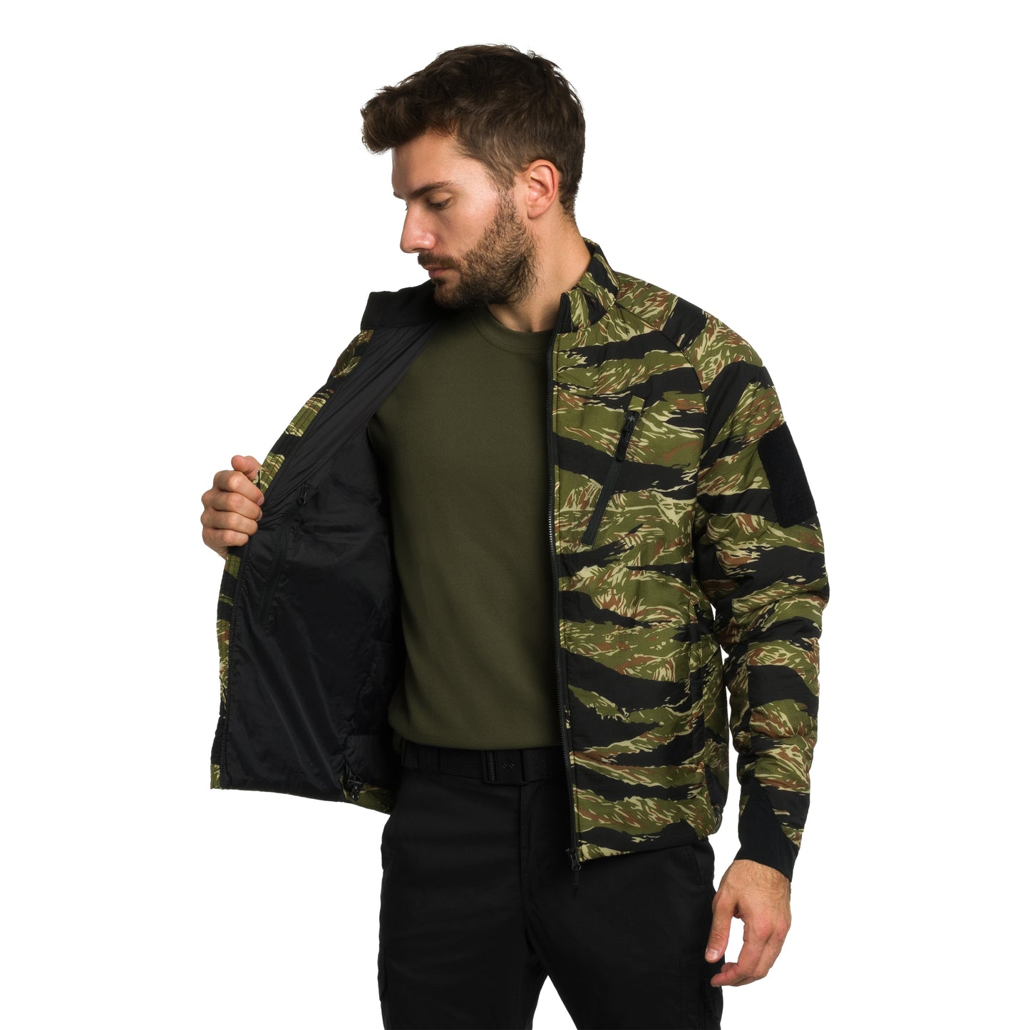 Kurtka Helikon Wolfhound Climashield Apex - Tiger Stripe