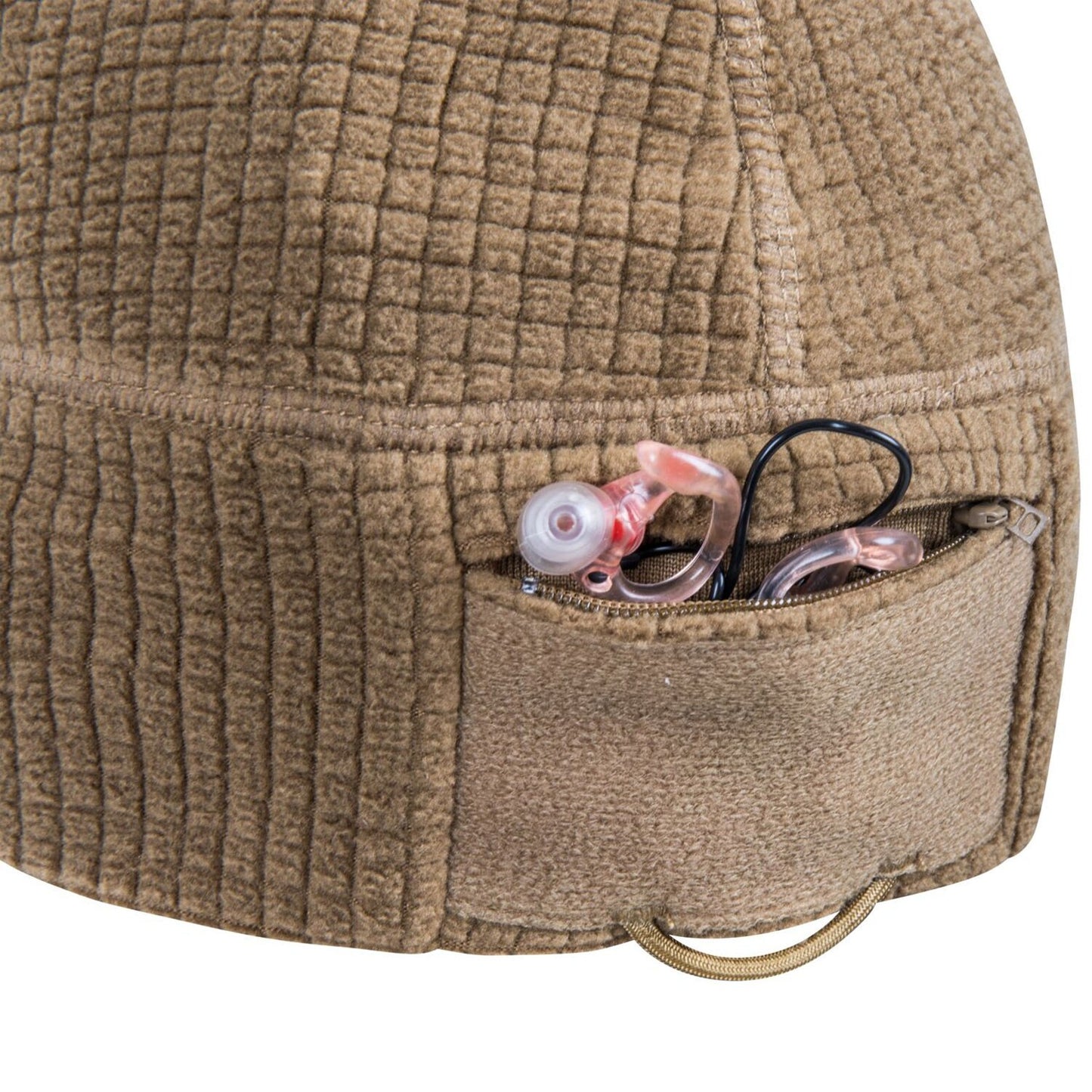 Czapka Helikon Range Beanie Grid Fleece - Coyote