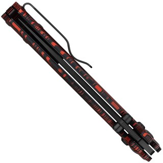 Nóż składany Oknife Rubato Damascus G10 Black/Red - stal nierdzewna 154CM