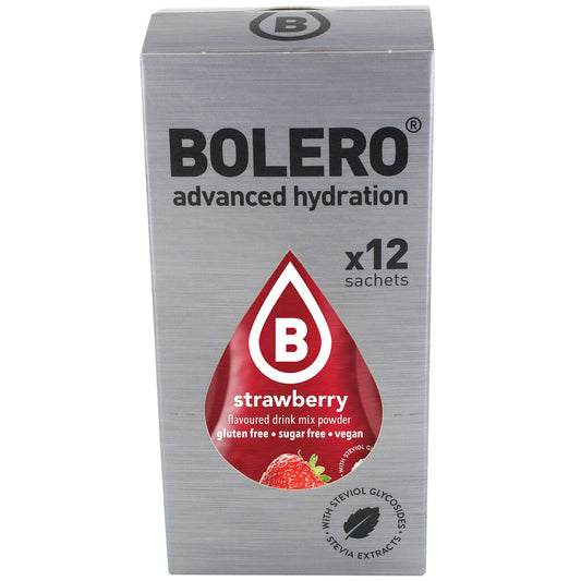 Napój w proszku Bolero Strawberry ze stewią 3 g - 12 szt.