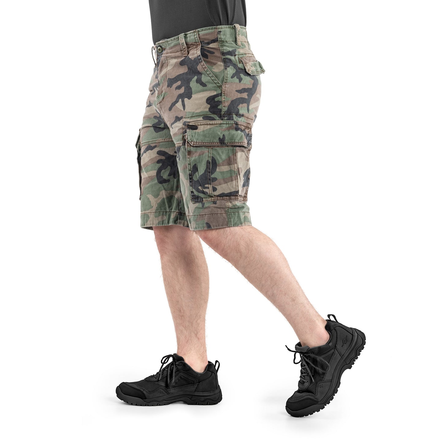 Szorty Mil-Tec Vintage Prewash - Woodland