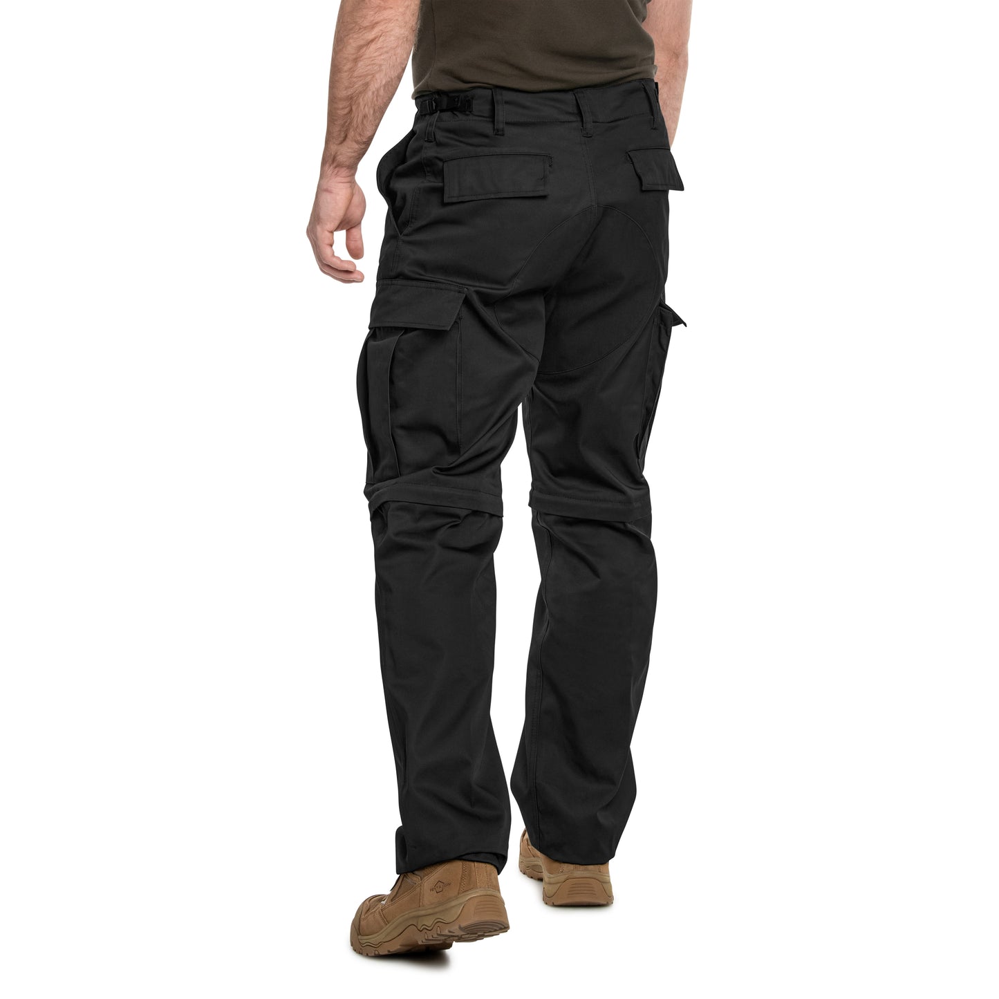 Spodnie trekkingowe 2w1 Mil-Tec BDU Zip-Off - Black