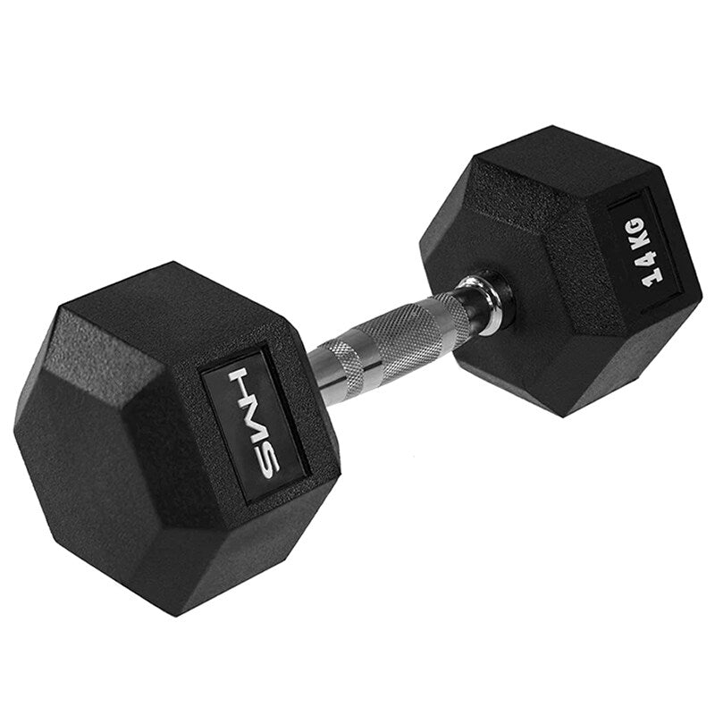 Hantel heksagonalny HMS Hex Pro 14 kg