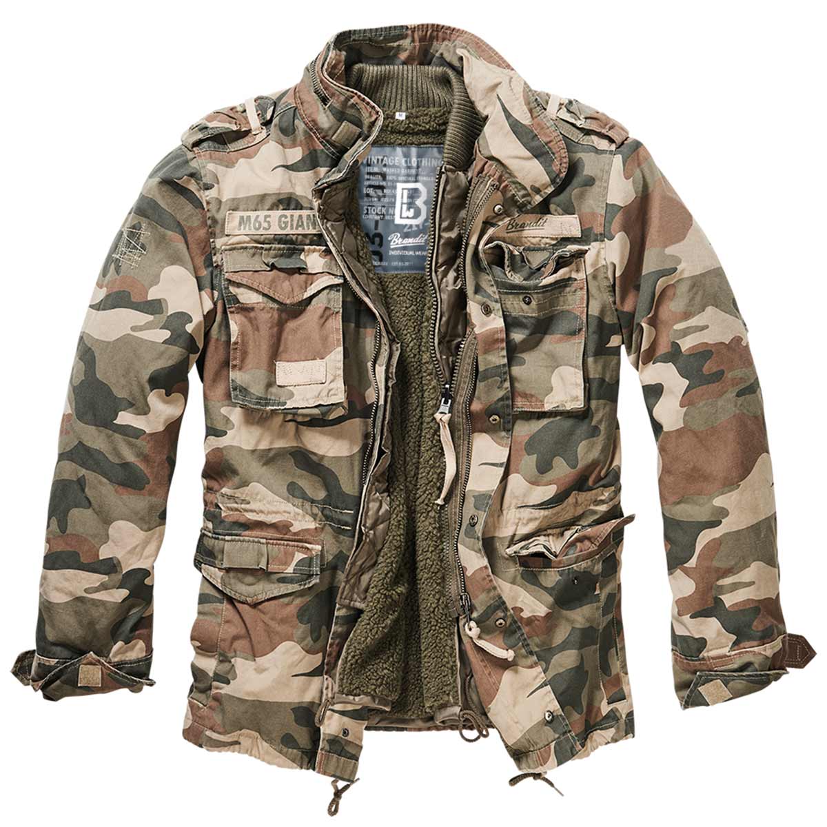 Kurtka Brandit M65 Giant - Light Woodland