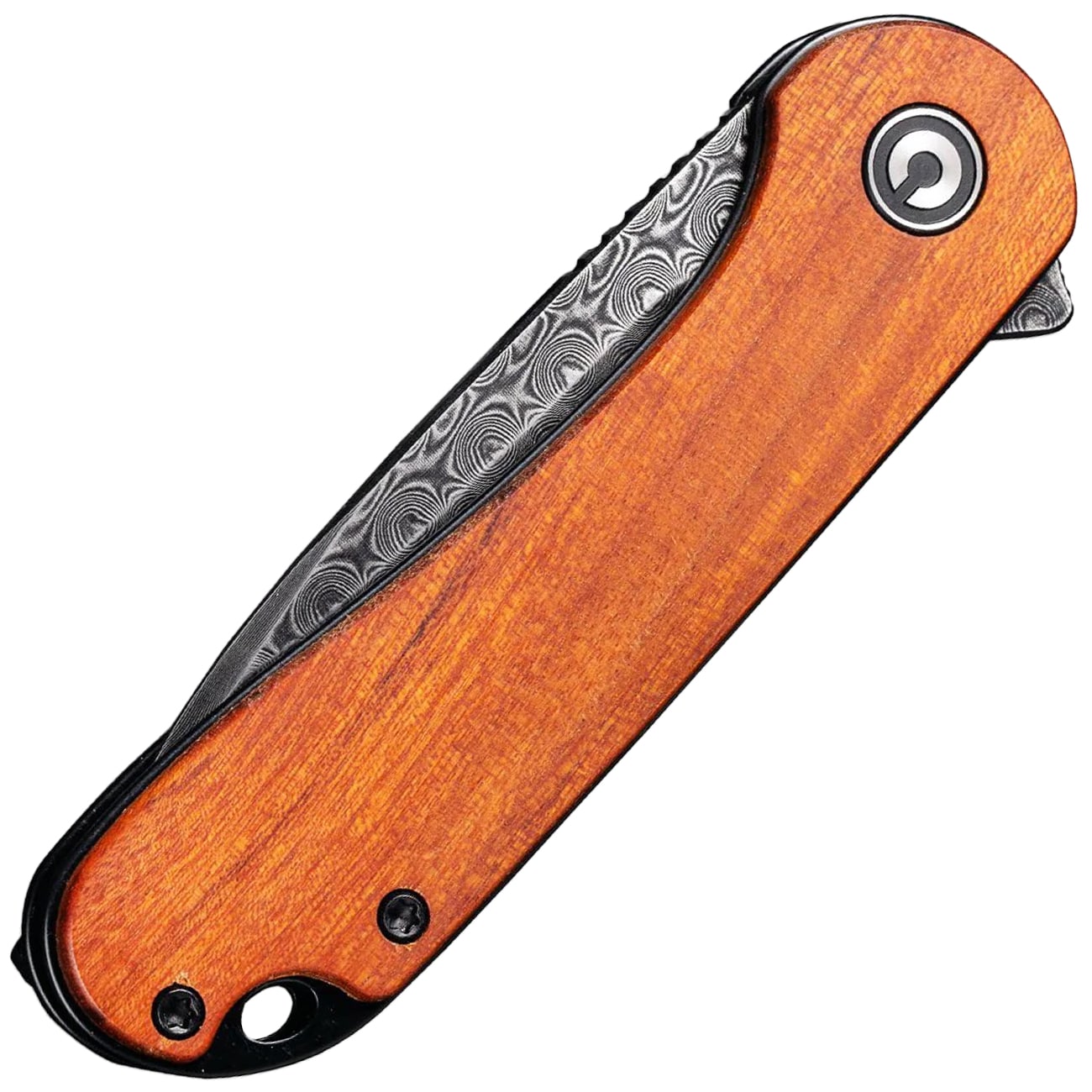 Nóż składany Civivi D2 Elementum Flipper C907DS-2 - Damascus/Cuibourtia Wood