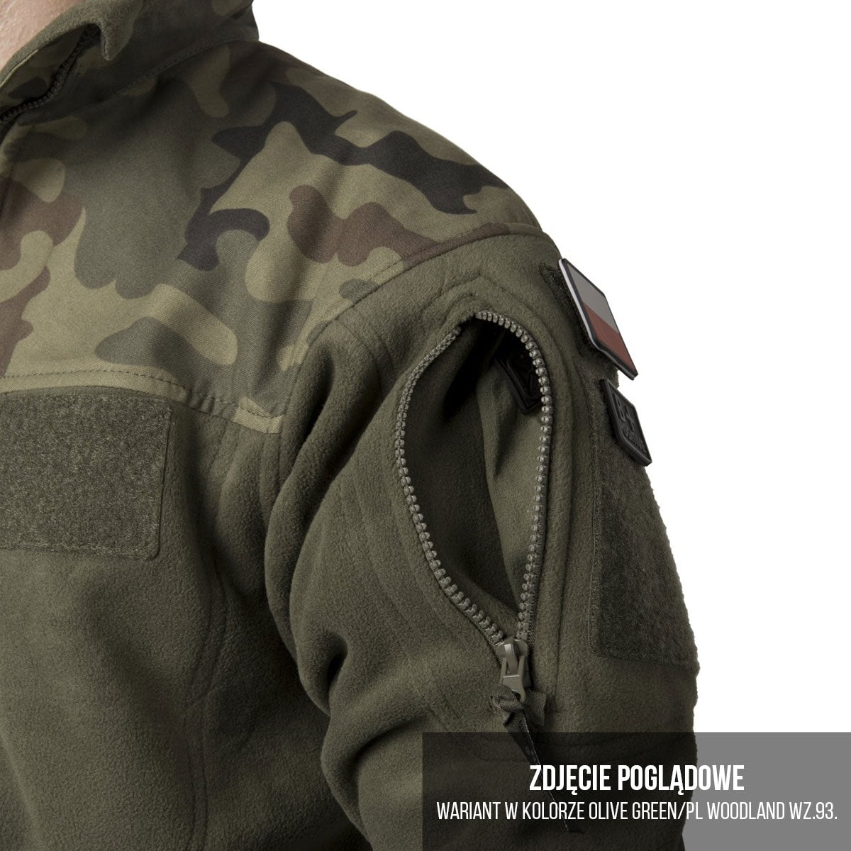 Polar Helikon Infantry - Black/wz.93 Pantera PL Woodland