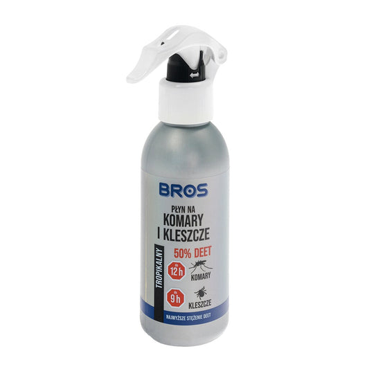 Płyn na komary i kleszcze Bros DEET 50% 130 ml