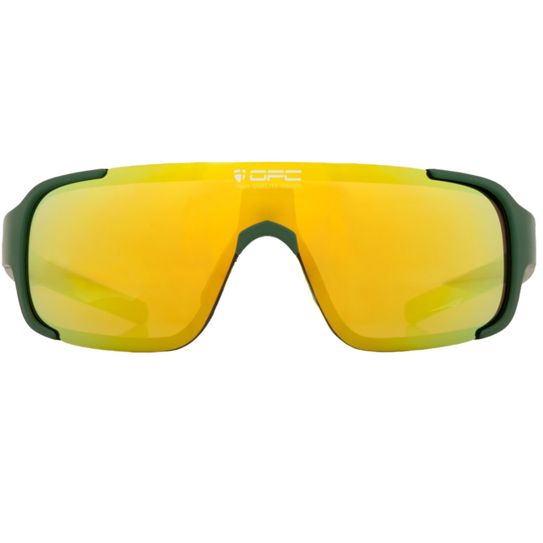 Okulary przeciwsłoneczne OPC All Round Jet I z polaryzacją - Matt Green/Gold Revo