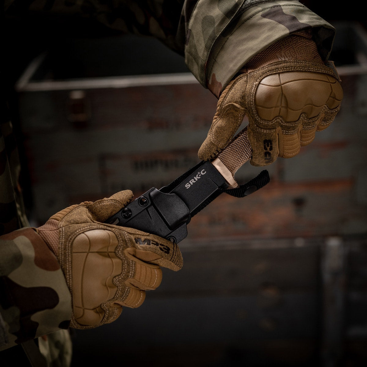 Nóż Cold Steel SRK Compact SK-5 - Desert Tan