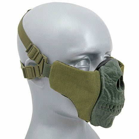 Maska ochronna CS Skull Face - olive