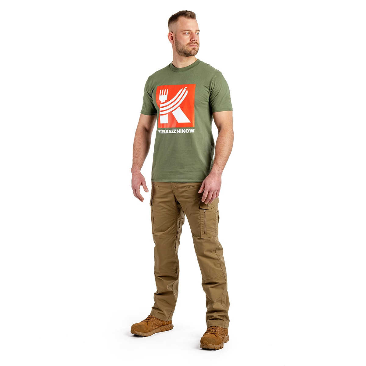 Koszulka T-shirt Kałdun Kiełbasznikow - Zielona