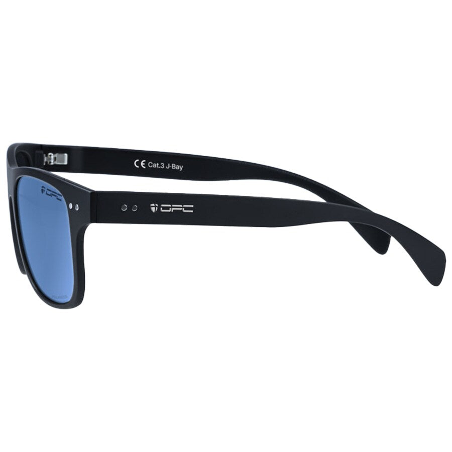 Okulary przeciwsłoneczne OPC Lifestyle J-Bay Matt Black Blue Revo z polaryzacją