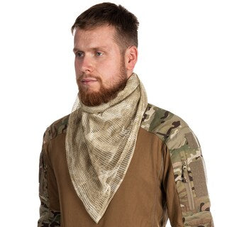 Osobista siatka maskująca Brandit Commando Net Scarf - Sandstorm