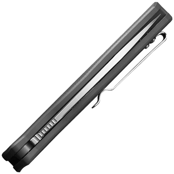 Nóż składany Petrified Fish Forward PF-818 DS - Black/Satin