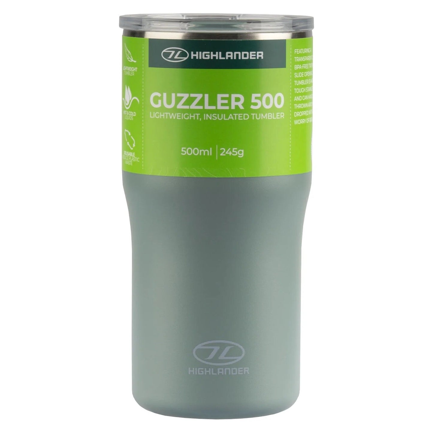 Kubek termiczny Highlander Guzzler 500 ml - Slate Green
