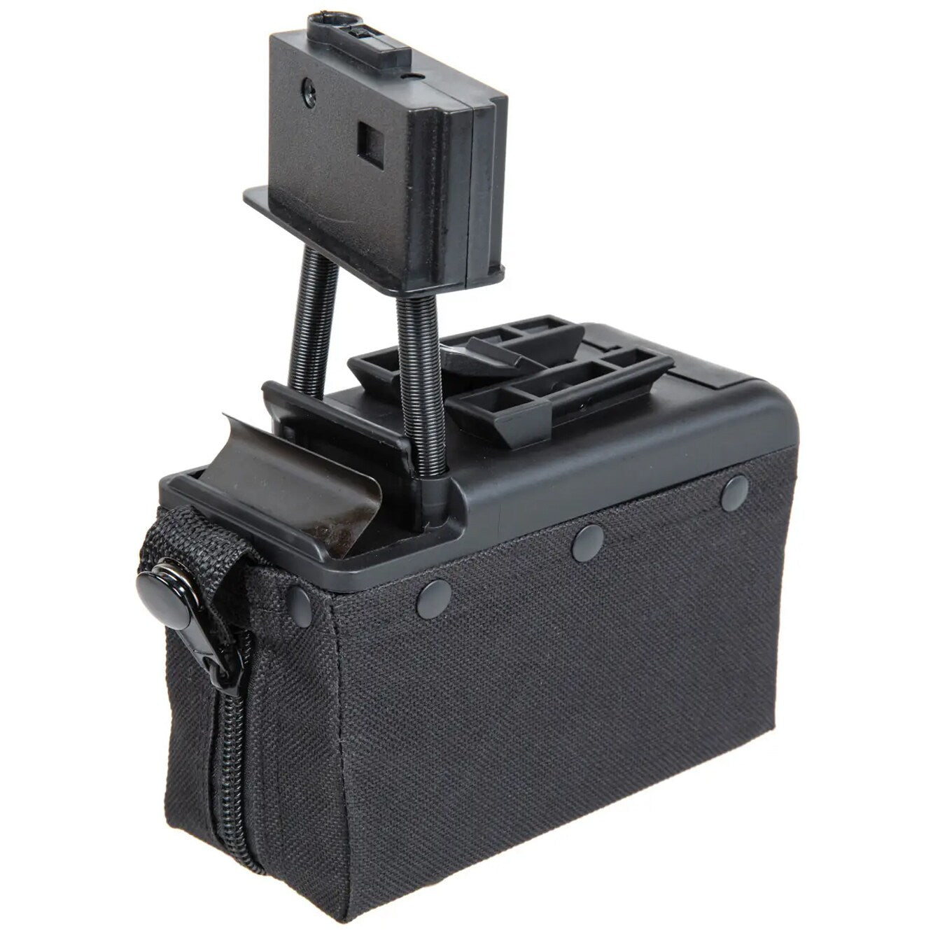 Magazynek pudełkowy ASG A&K 2000 kulek do replik M249 elektryczny - Black