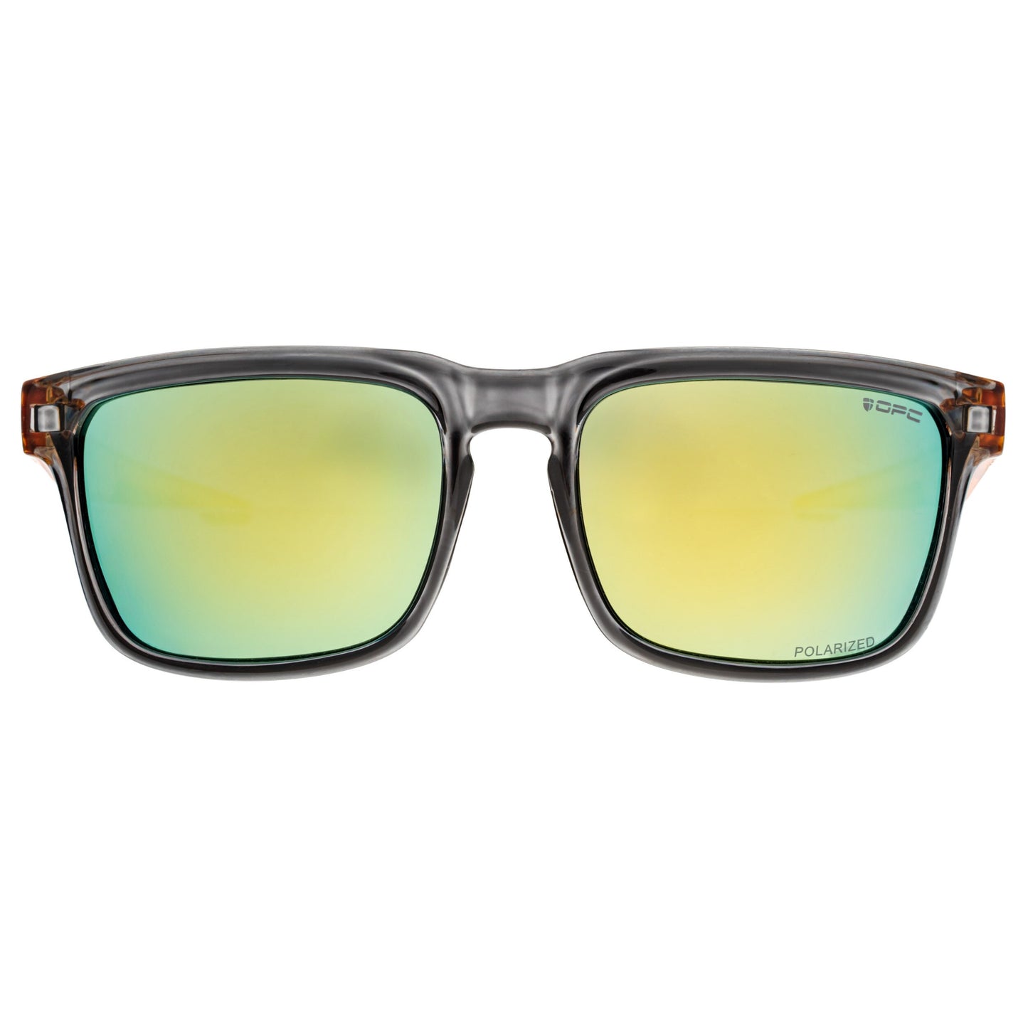 Okulary przeciwsłoneczne OPC Lifestyle California Black/Yellow Revo z polaryzacją
