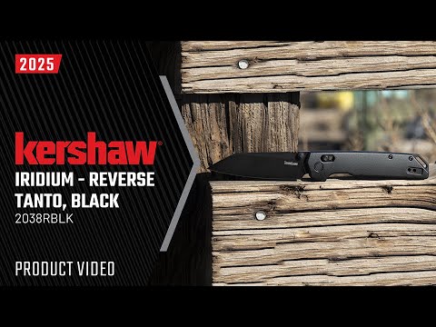 Nóż składany Kershaw Iridium Reverse Tanto - Black